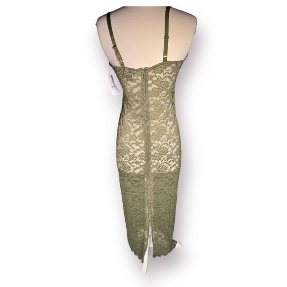 Beverly and‎ Beck Allover Lace Midi Dress Bohochic Fairy Core Dress Size Small - Picture 3 of 7